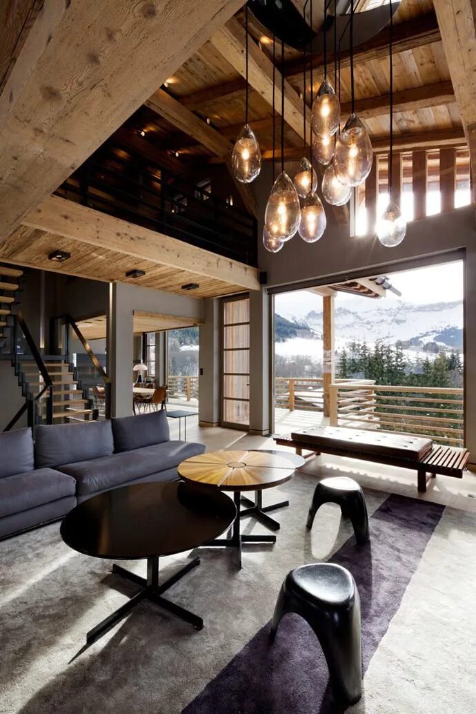 Дизайн дома шале. Шале в альпийском стиле. Living room in a winter chalet design. Альпийское шале интерьер. Шеле стиль в интреирре.