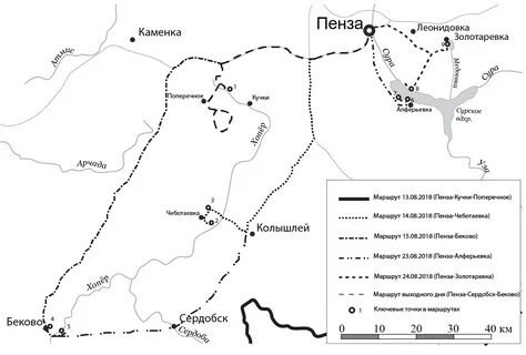 Рубеж на карте