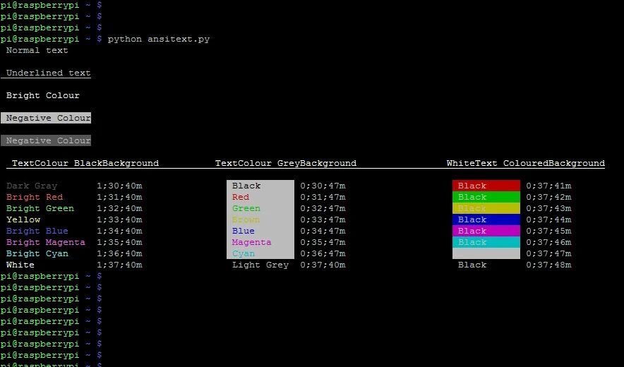 Как поменять цвет python. Цвета в питоне. код цвета питон. код цветов в питоне. таблица цветов питон.