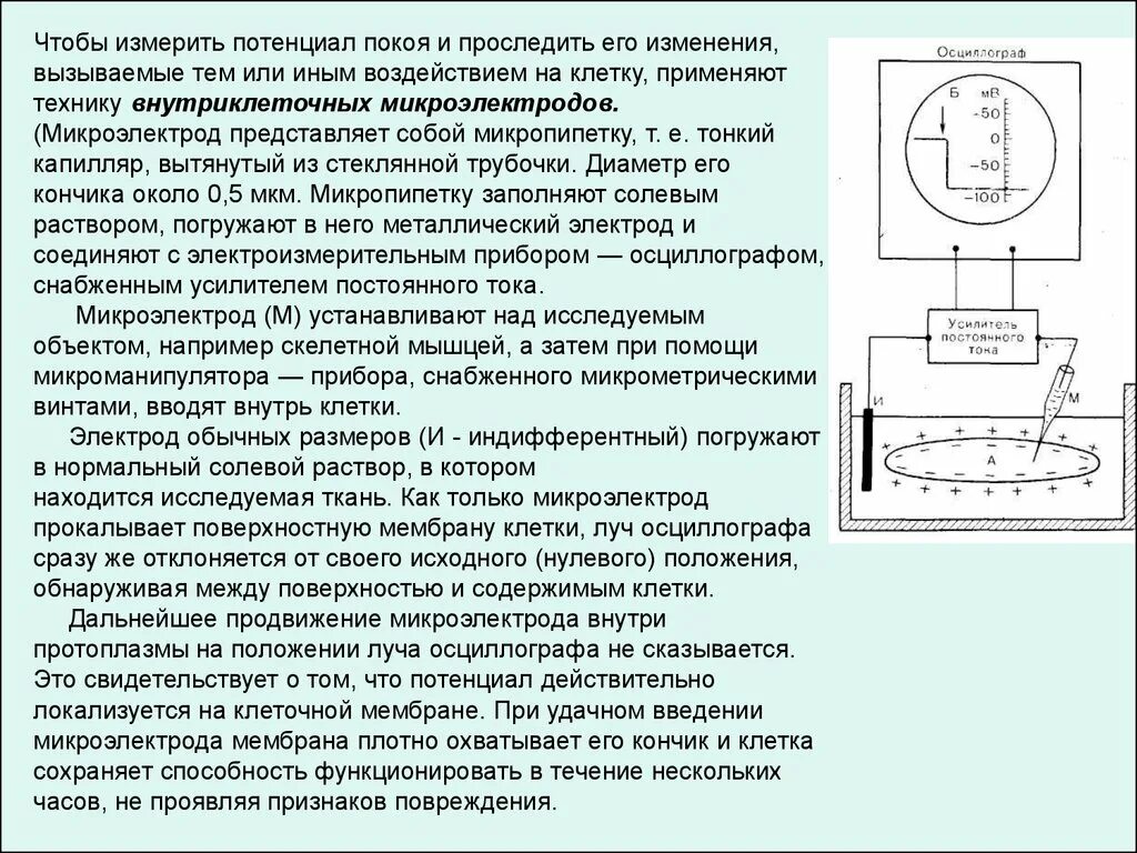 Методы обнаружения потенциала покоя.. Методы измерения мембранного потенциала покоя. Способы измерения мембранного потенциала. Измерить потенциал. Потенциальный прибор