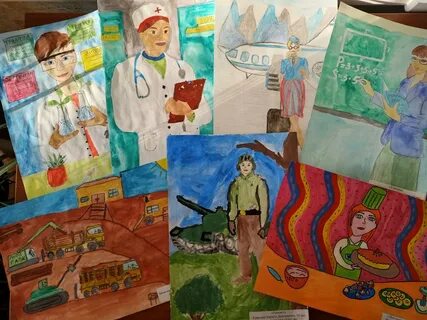 Рисунок мир профессий