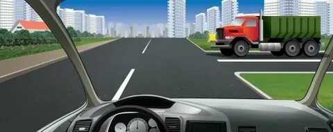 Объезд грузового автомобиля