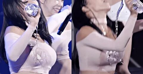 Участница группы-новичков вновь шокирует поклонников во время выступления 