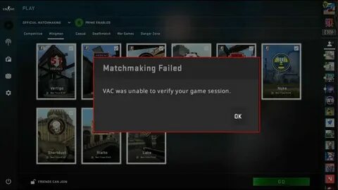 Unable to load cs go