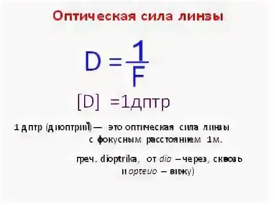 Оптическая линза 5 дптр это означает. Оптическая сила дптр. Оптическая сила линзы 5 дптр. 1 Дптр оптическая сила линзы с фокусным расстоянием в. Линза с 1 дптр.