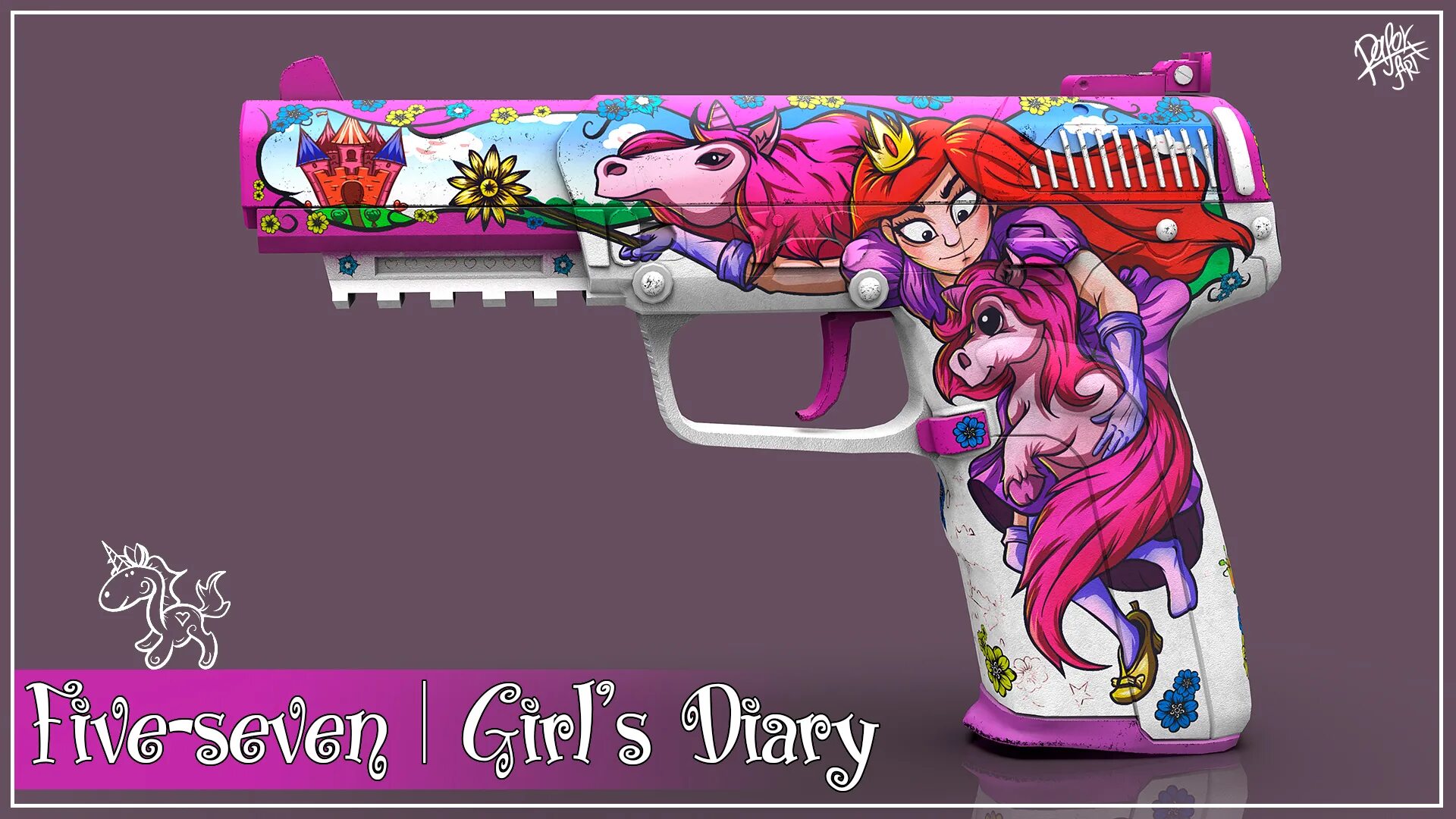 Seven five go. Сказка скин кс го. файв севен сказка. five seven cs go сказка. five seven fairy tale.