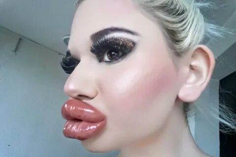 Искусство красоты: великолепные большие губы на фото. 