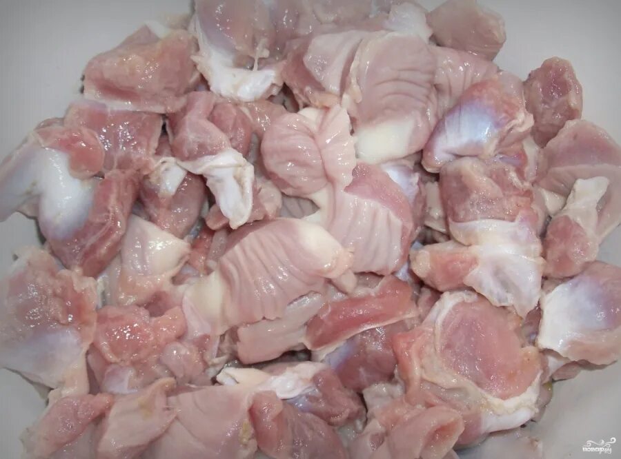 Как очистить куриные. Желудки очищенные куриные.