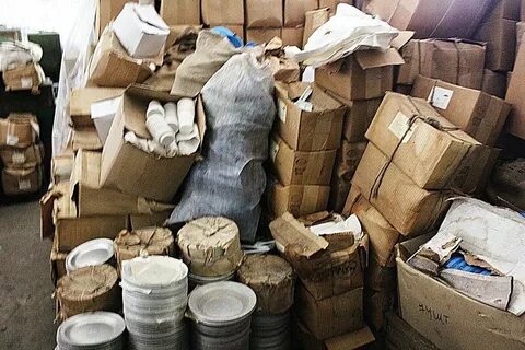 Склады с продовольствием уничтоженные в первые дни