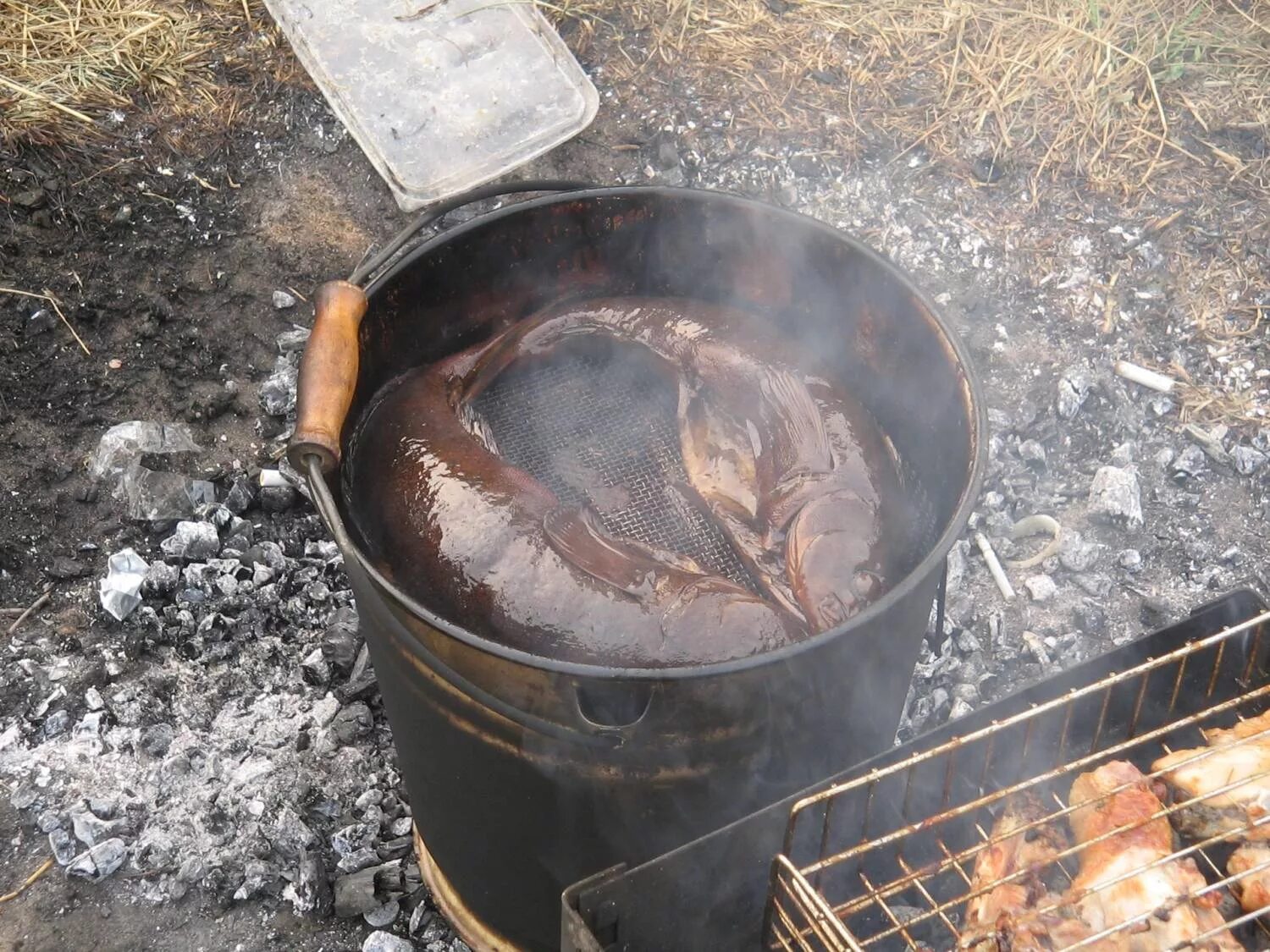 Самодельная коптильня своими руками. Коптильня горячего копчения из Биксы. Самодельная коптилка горячего копчения. Коптильня холодного копчения самодел. Самодельная коптильня горячего копчения.