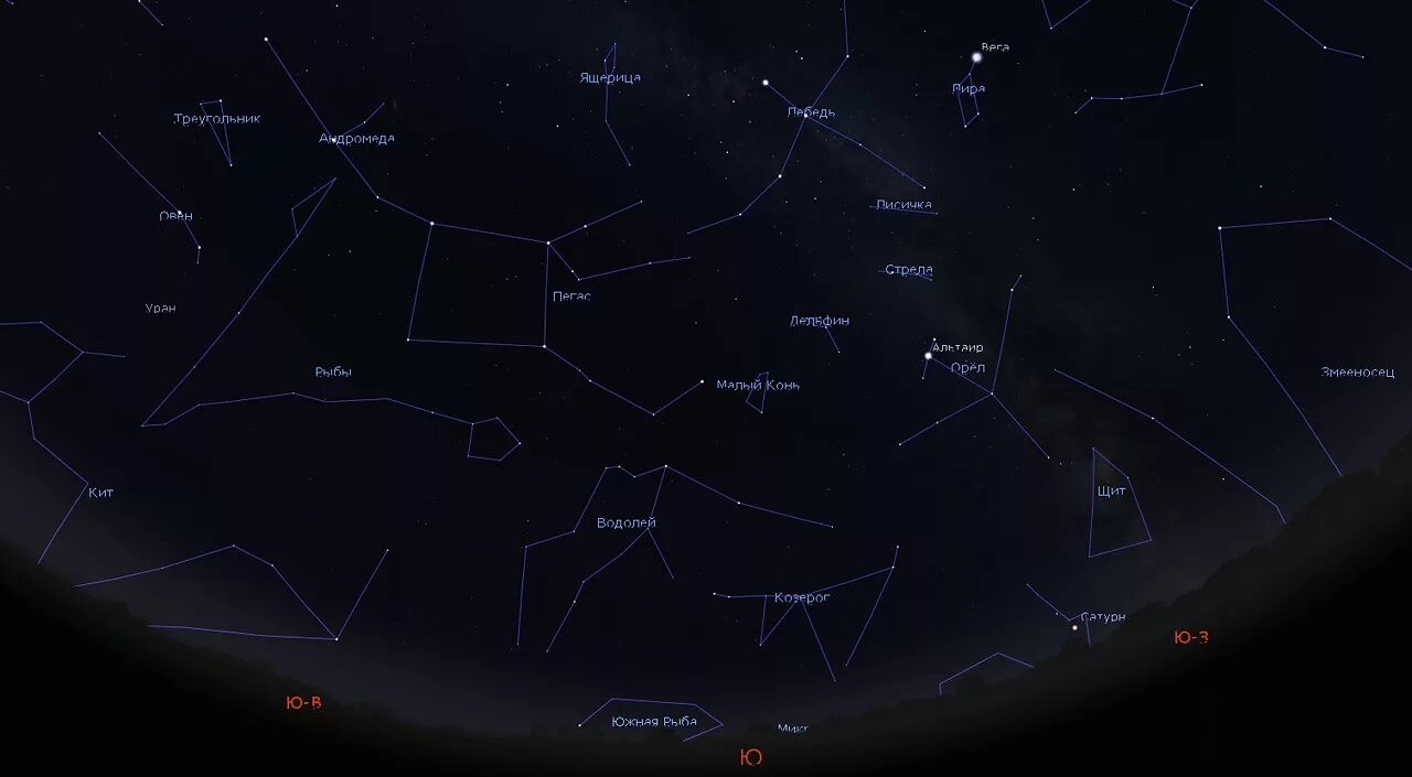 Звездное небо расположение. Стеллариум созвездия звездного неба. Уран Созвездие Стеллариум. Летнее звездное небо созвездия. Ночное небо с созвездиями.