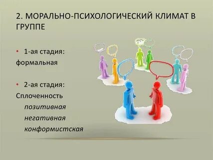1 психологический климат в группе