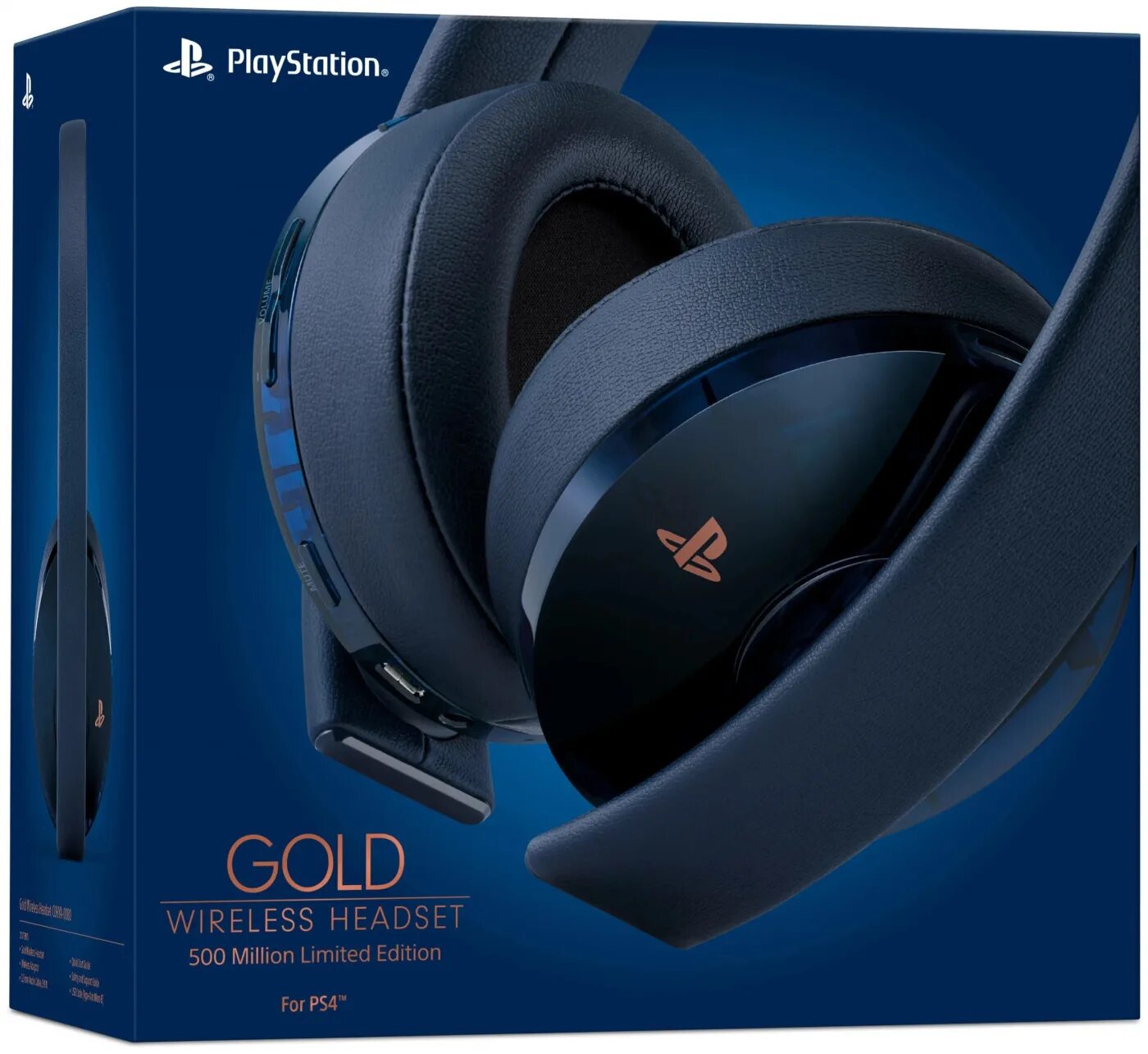 Sony PLAYSTATION Gold Wireless Headset. Сони Голд наушники ps4. Гарнитура беспроводная PLAYSTATION Gold Wireless Headset 500 million Limited Edition. Наушники ps4 Gold Wireless Headset.