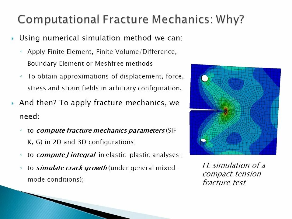 Finite element method. The finite element method. an introduction to mechanics. fracture mechanics nestor. elements of mechanics.