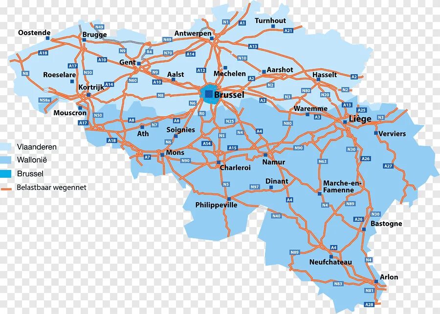 Плотность железных дорог. Карта железных дорог Бельгии. Карта автомобильных дорог Бельгии. Транспортная сеть Бельгии. Платные дороги Бельгии.