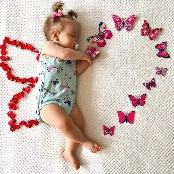 Идеи фото на 7 месяцев девочке Pin on Baby girl