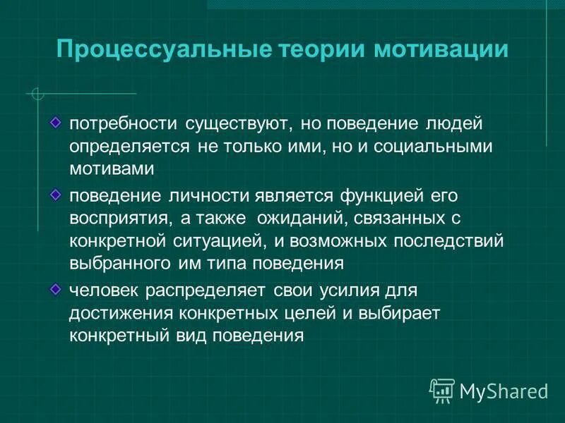 Должная мотивация поведения