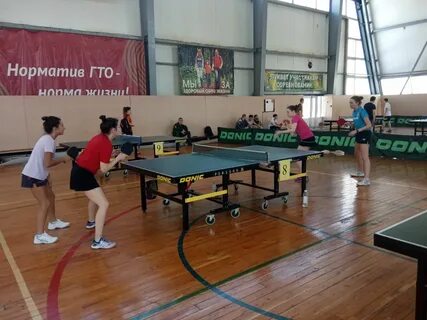 Результаты настольного тенниса