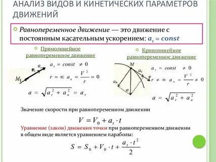 Прямолинейное движение тела описывается уравнением