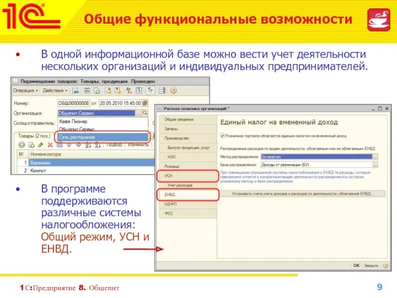 Можно не вести учет. 1с: предприятие 8. общепит логотип. Программа «1с: предприятие 8. общепит. Вести учет нескольких организаций в 1с. 1с общепит 8.3.