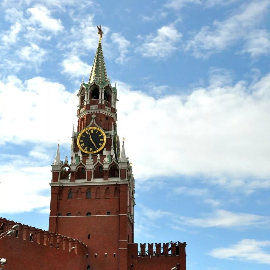 Спасская башня Кремля.