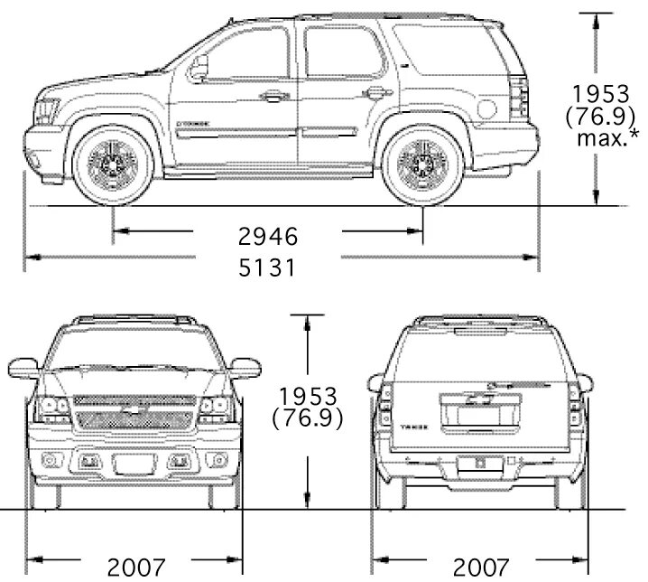 Chevrolet Tahoe, 2008 габариты. Шевроле Тахо габариты. Шевроле Трейлблейзер 2005 габариты. Chevrolet Tahoe габариты. Габариты шеви