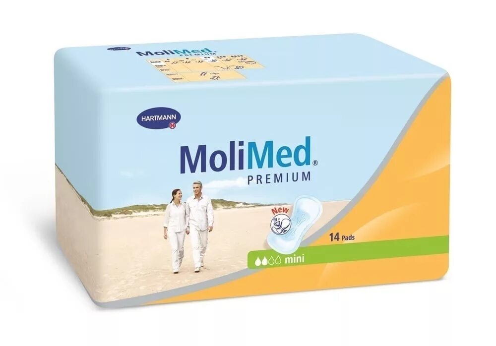 Молимед 28 штук купить. MOLIMED Premium Mini. Урологические прокладки MOLIMED Mini. Прокладки Hartmann MOLIMED Premium 14 шт. Hartmann MOLIMED Premium прокладки.