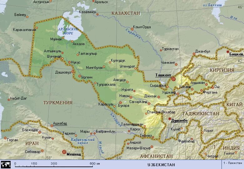 Границы Узбекистана на карте. Географическая карта Узбекистана. География Узбекистана карта. Карта Узбекистан Узбекистанская карта.