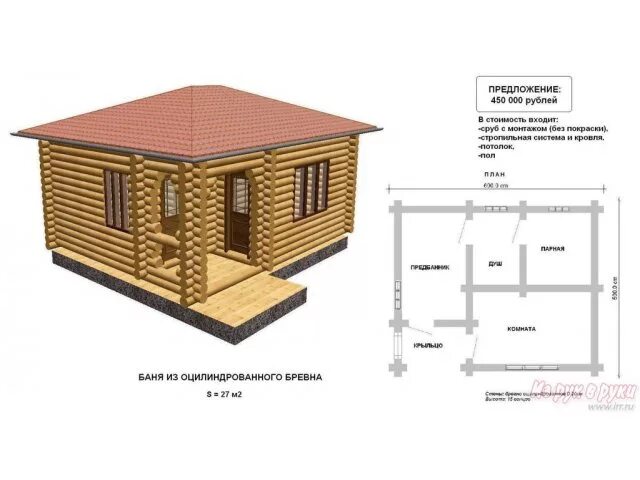 Баня из оцилиндрованного бревна 6*5. Баня 6х3 оцилиндровка. Сруб бани 5х6. Дом-баня 6х6 с оцилиндрованного бруса.