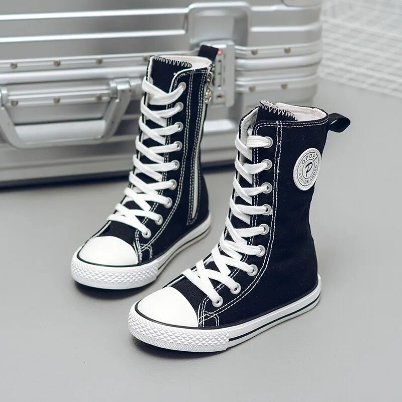 Converse Knee High Boots черные. Длинные кеды. Высокие кеды. Высокие кроссовки.