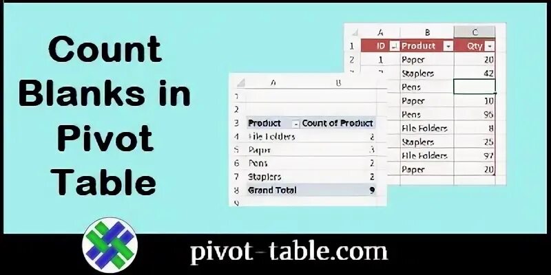 Insert count. Count table.