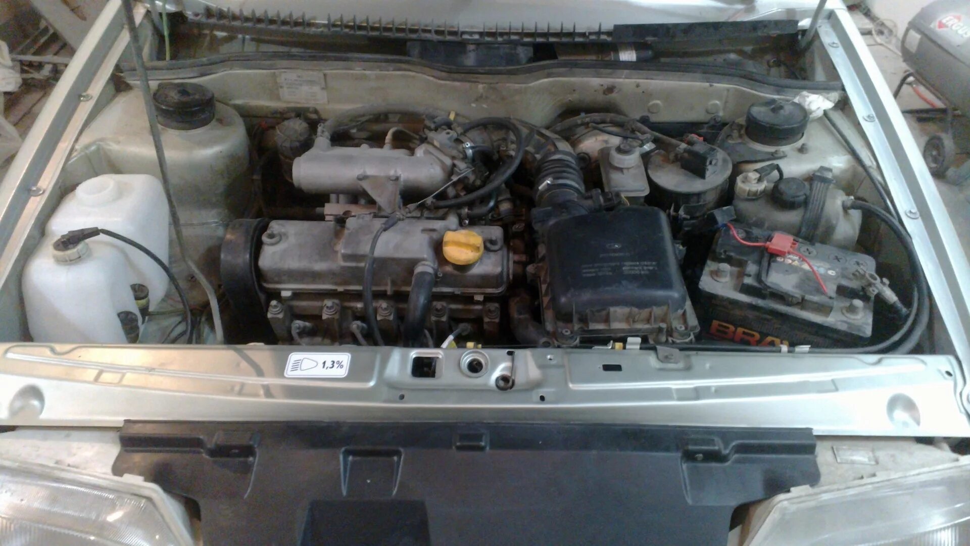 Под капотом - Lada 21099, 1,6 л, 2002 года фотография DRIVE2