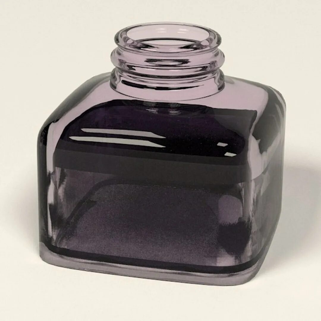 Ink d. Inkpot. inkwell.