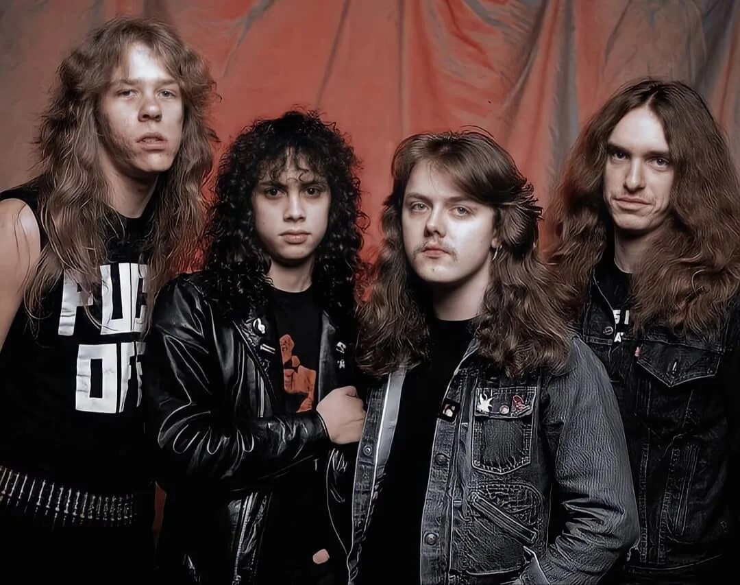 Царица металлика. Металлика 1983. Группа Metallica 1983. Хэтфилд 1983. Metallica 1981.