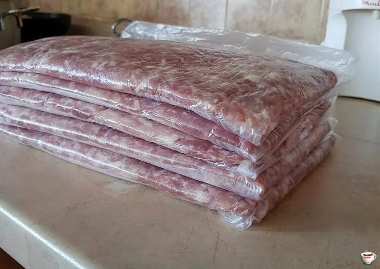 как приготовить замороженный фарш на сковороде