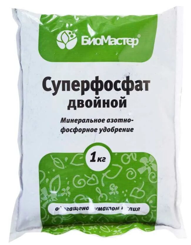 Суперфосфат двойной, 1кг - биомастер, минеральное удобрение. Удобрения с фосфором и калием названия. Фосфорно-калийные удобрения. Фосфорные удобрения. Удобрения с фосфором.