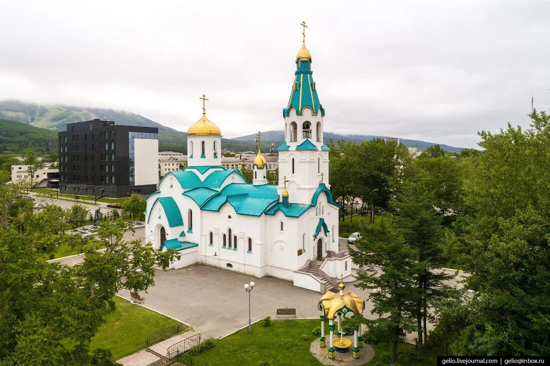 Сайт город южно сахалинск. Храм Южно-Сахалинск. Город Южно-Сахалинск. Южно Южно-Сахалинск. Достопримичат Южно-Сахалинск.