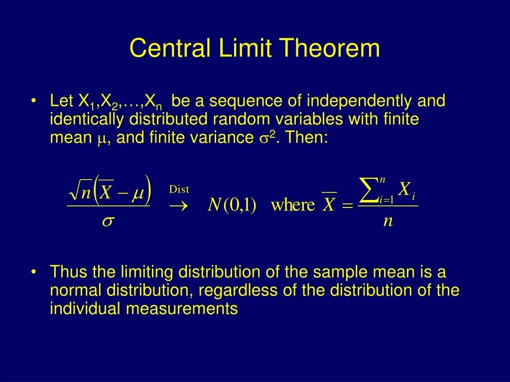 Limiting distribution