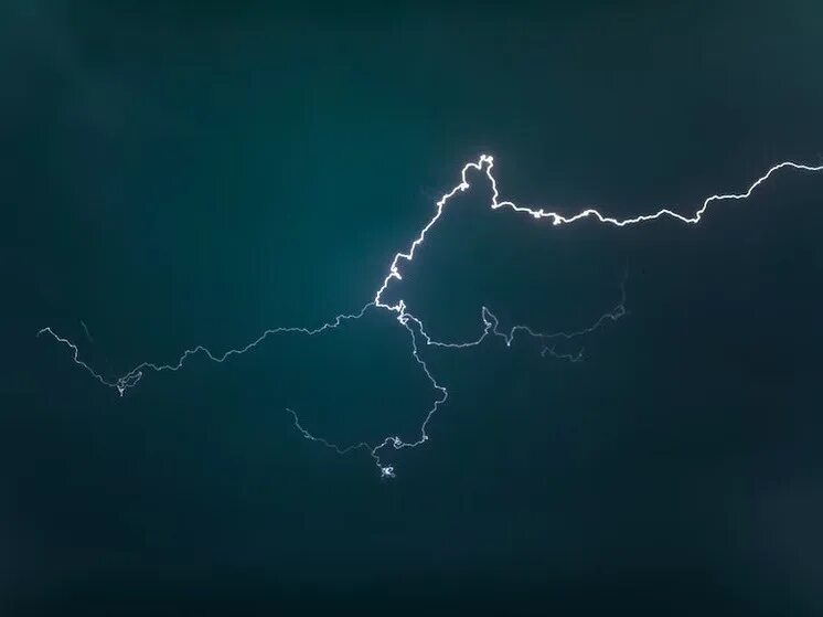 Which is true about lightning storms