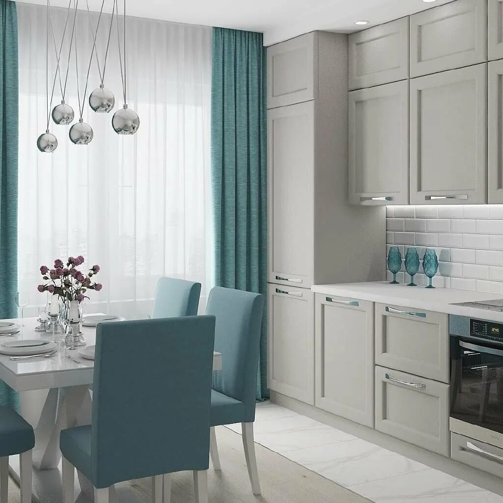 кухня в бирюзово серых тонах. современные кухни бирюза. кухня в стиле скандинавия бирюза. кухня в бирюзовом цвете. мятно серая кухня.