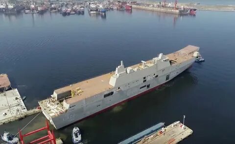 Türkiye'nin en büyük savaş gemisi olacak: TCG Anadolu 2021 yılında denize iniyor