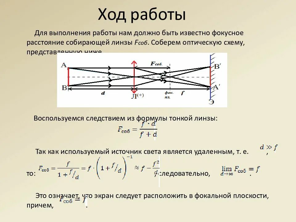 Оптическая сила рассеивающей линзы. Фокусное расстояние линзы. Что такое Фокусное расстояние линзы оптическая сила линзы. Формула рассеивающей линзы.