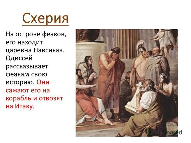 алкиной одиссея. царь феаков на острове схерия. одиссей и навзикая. алкиной царь феаков. одиссей и циклоп полифем.