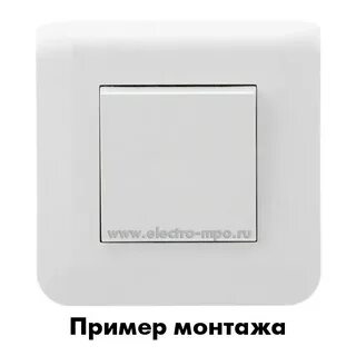 Рамка 2 модуля белая
