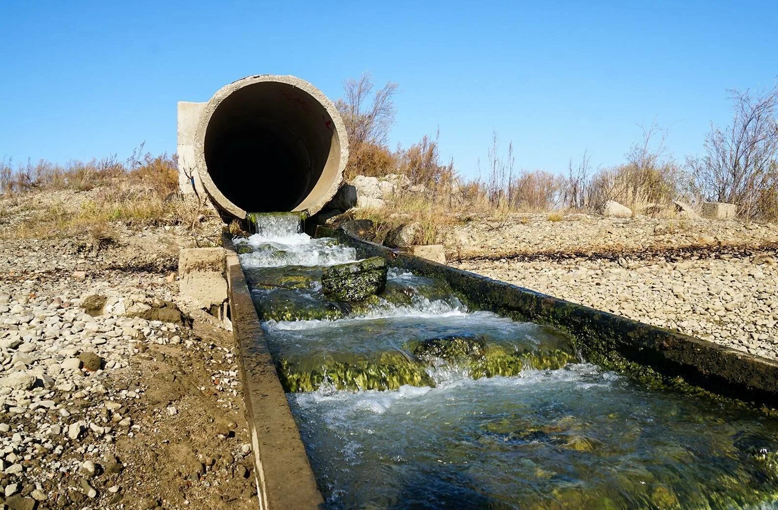 Сброс ливневой воды