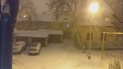 Ночью был буран
