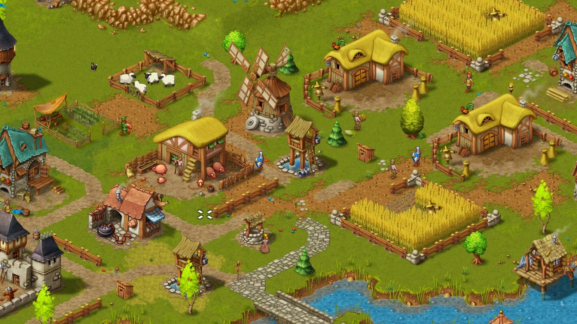 Игра townsmen. Townsmen a kingdom. Townsmen - a kingdom rebuilt. Townsmen a kingdom. Townsmen 5.