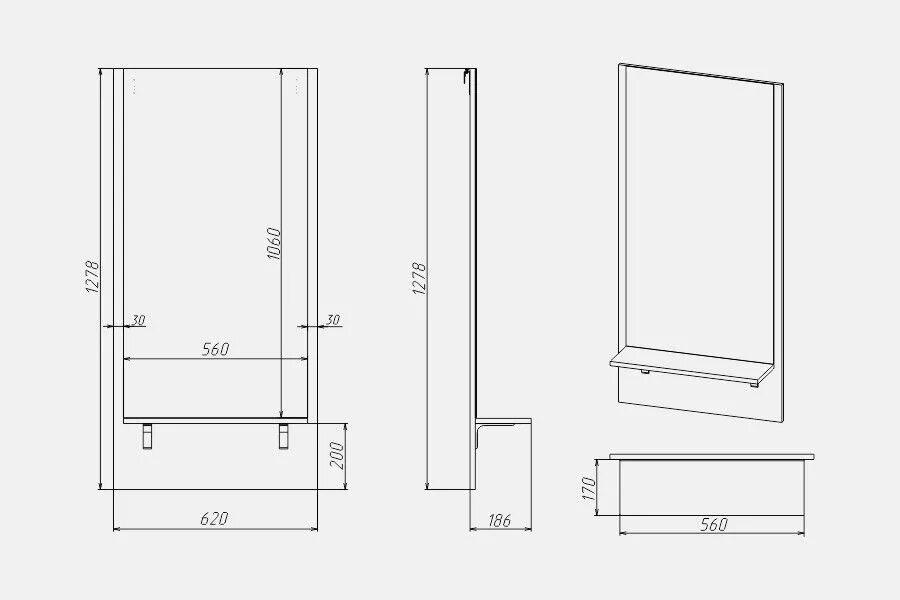 Размер настенных зеркал. Толщина зеркала. Зеркало Размеры. Размер зеркала для парикмахерской. Зеркало с полкой Размеры.