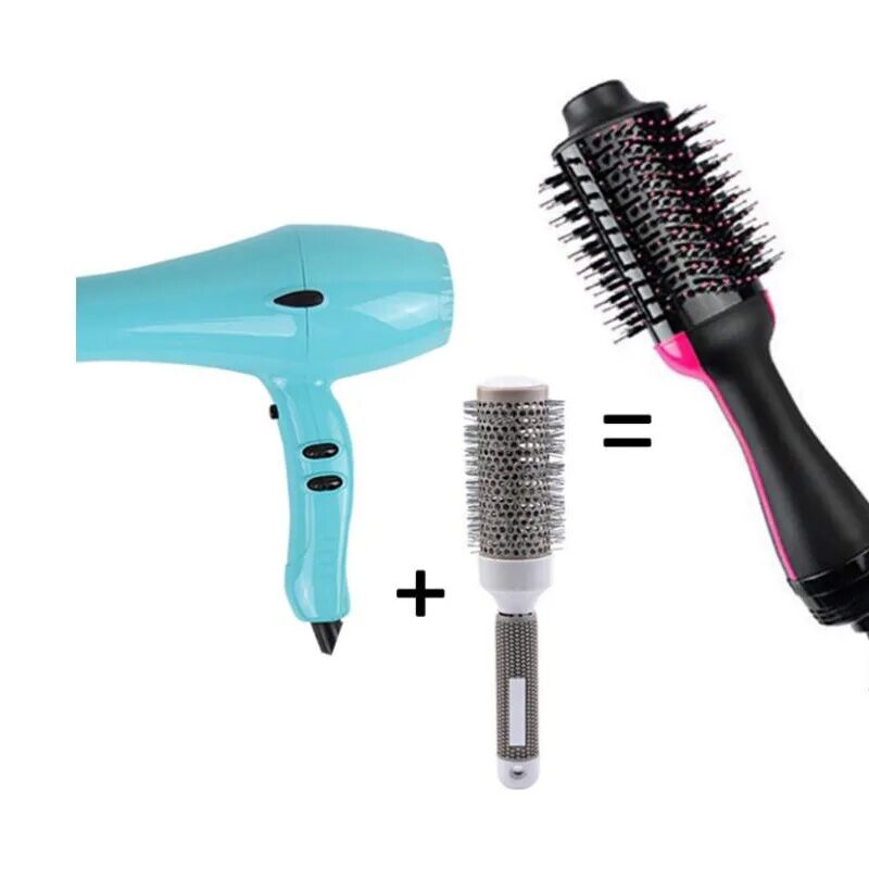Лучший вращающийся фен. Фен щетка one step hair dryer &amp; styler. фен hot air styler 5 в 1. hot air brush фен. расческа вет для кудрявых волос.