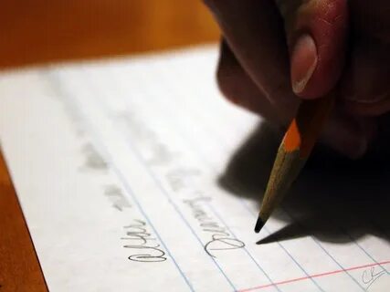 Writing progress